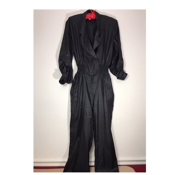 Vintage Pants - Vintage Laura & Jayne black jumpsuit